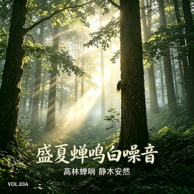 盛夏蝉鸣白噪音 | 高林蝉响 |静木安然