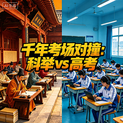 千年考场对撞:科举 vs 高考