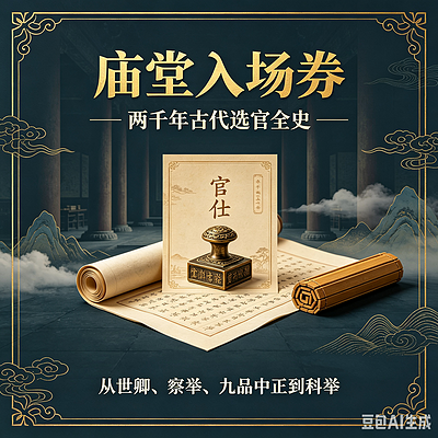 庙堂入场券：两千年古代选官全史