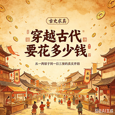 古史求真:穿越古代要花多少钱