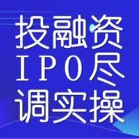 巨树｜投融资IPO尽职调查实操及案例剖析