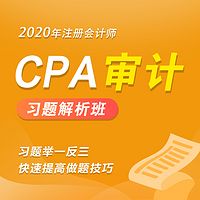 2020年注册会计师|CPA审计习题班