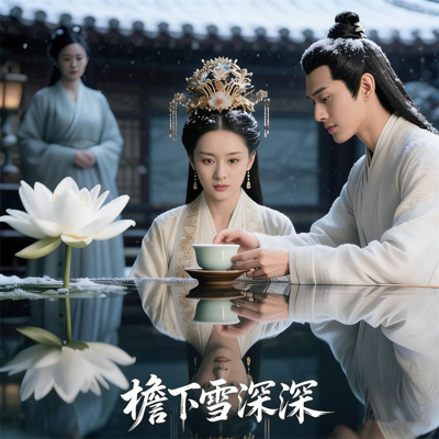 檐下雪深深