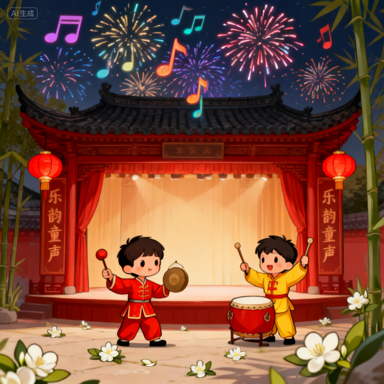 彩虹乐园幼儿班小班成语故事