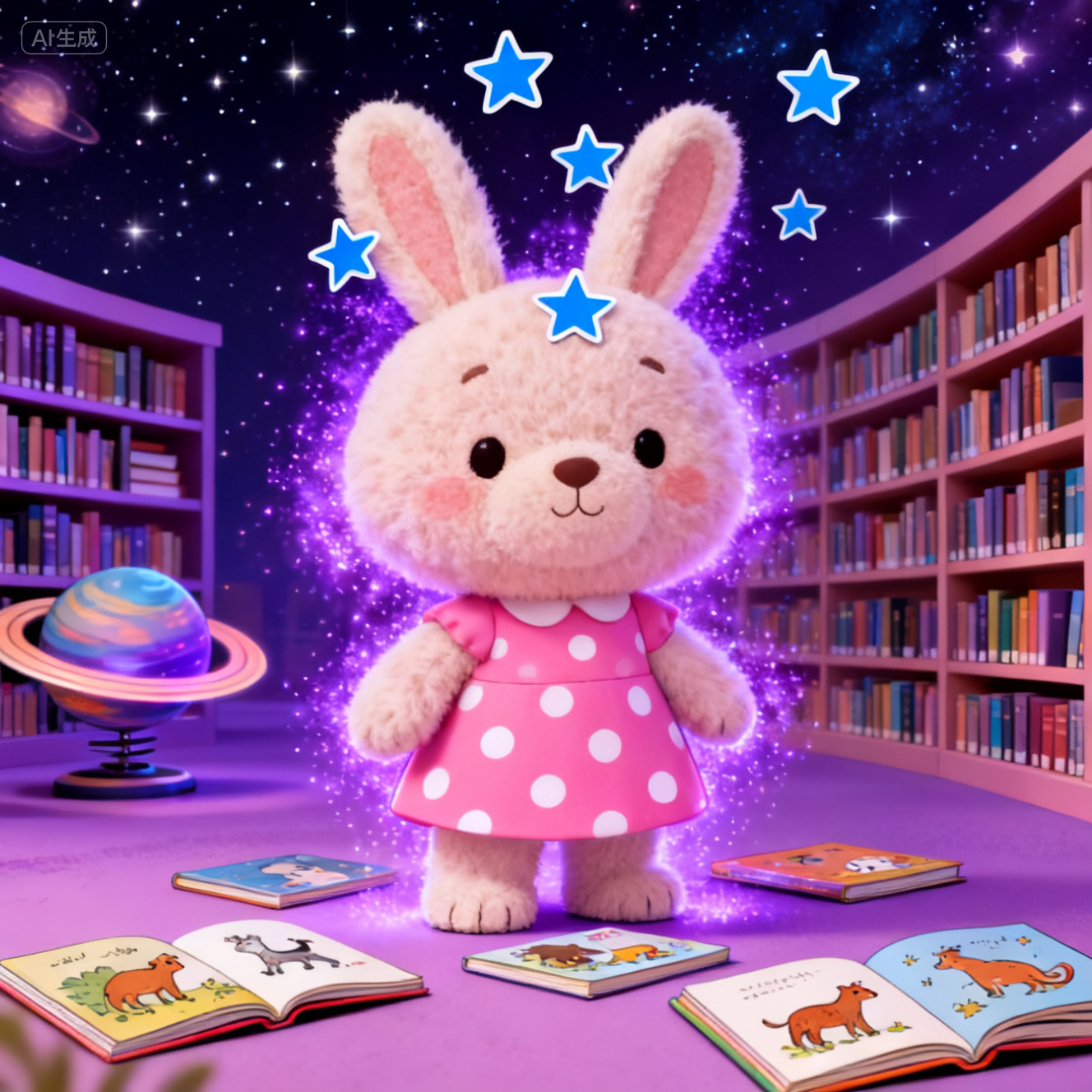 彩虹兔幼儿园哄睡故事