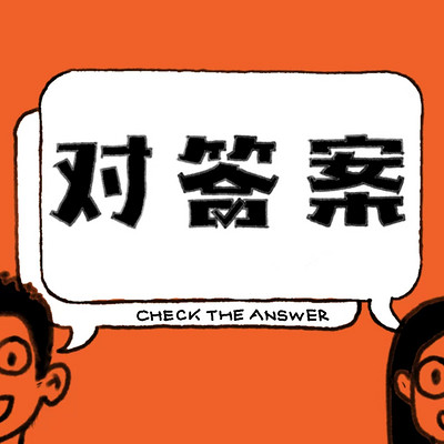 对答案