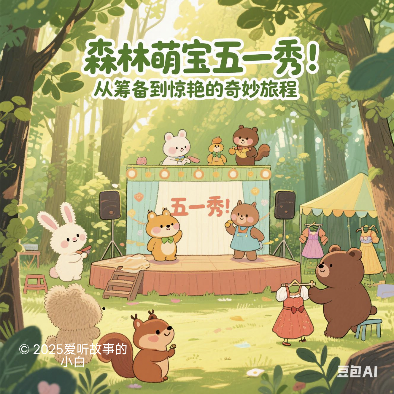 森林萌宝五一秀从筹备到惊艳的奇妙旅程