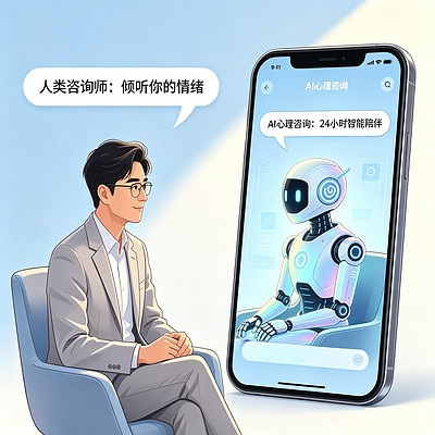 AI聊愈与人类疗愈,你的心病该托付给谁?