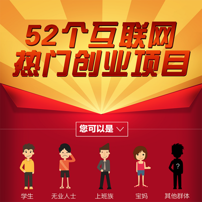 52个互联网热门创业项目