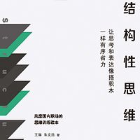 结构性思维：让思考和表达像搭积木一样有序省力
