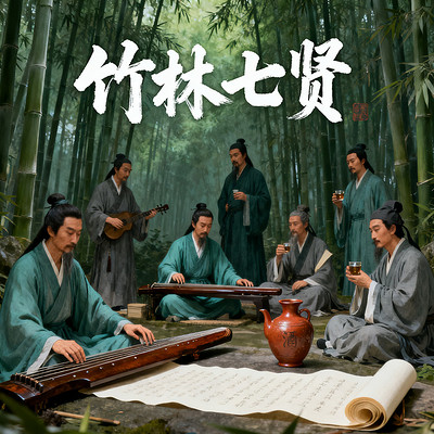 《竹林七贤》 《竹林七贤》