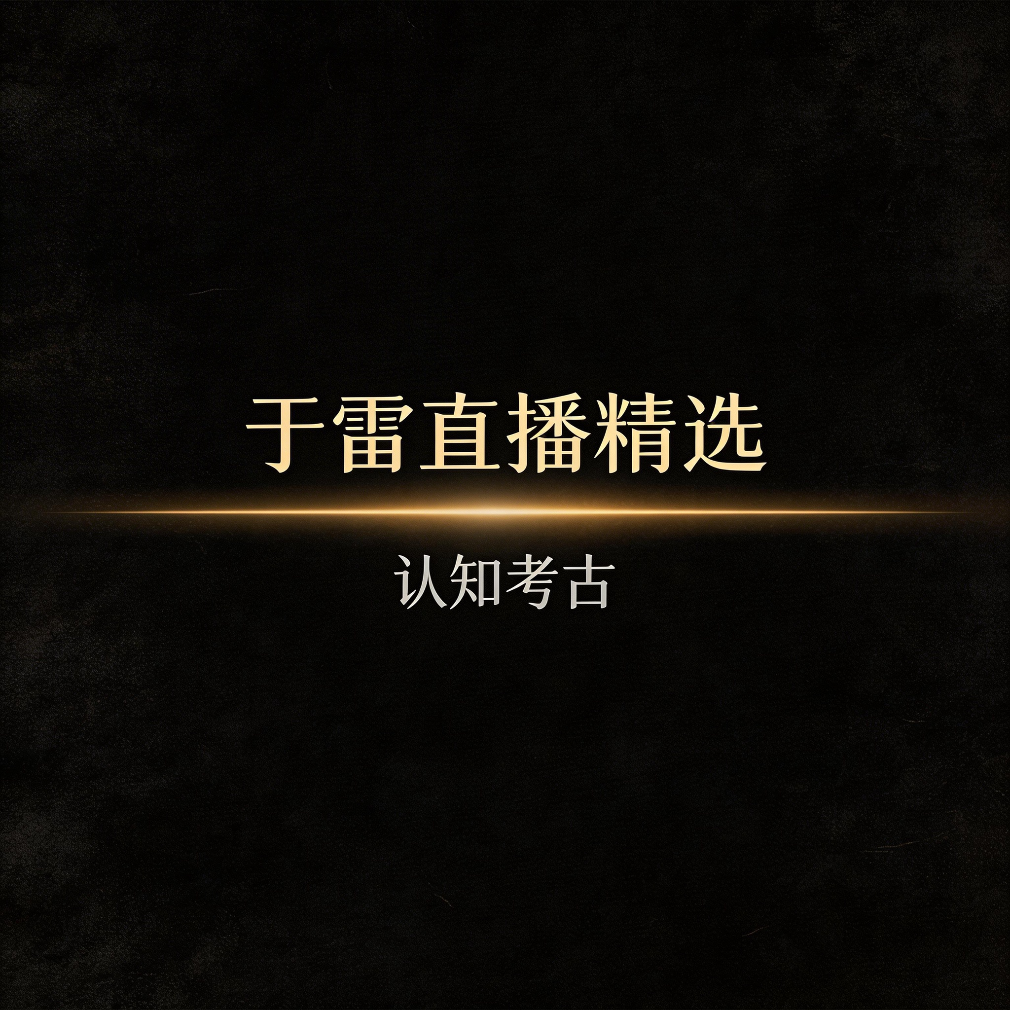 认知考古·于雷直播精选