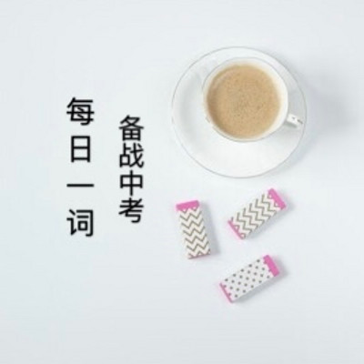 备战中考 每日一词