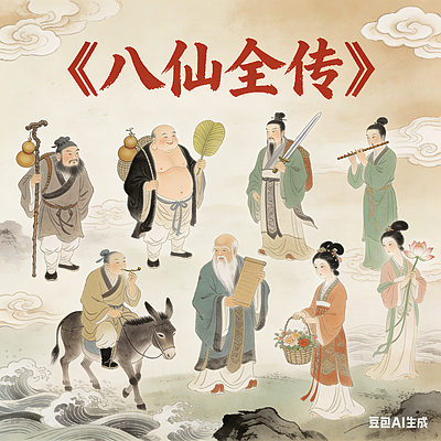 【传统评书】《八仙全传》（高清）