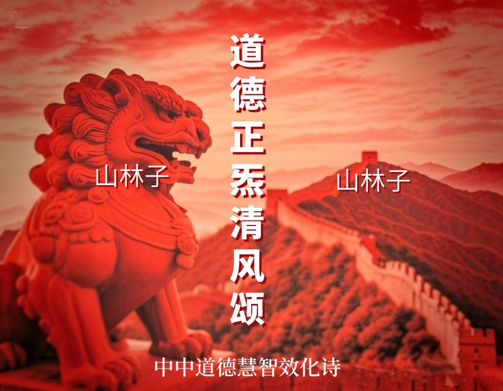 山林子道德正炁清风颂《道德慧智效》鹤清