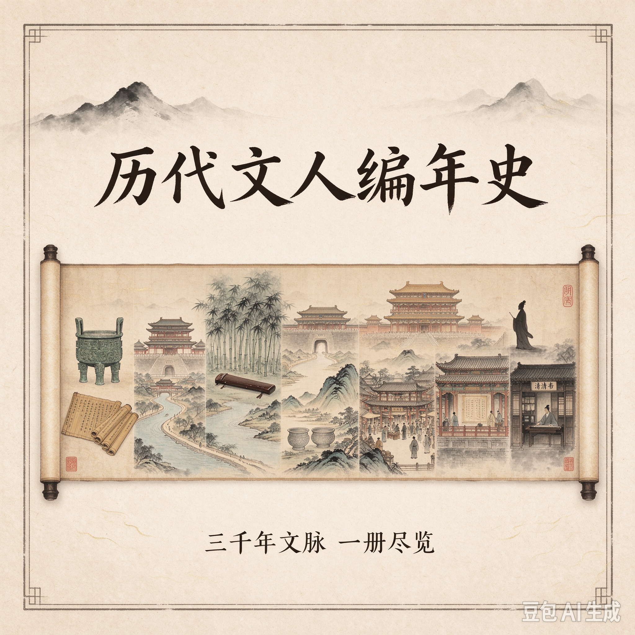 历代文人编年史