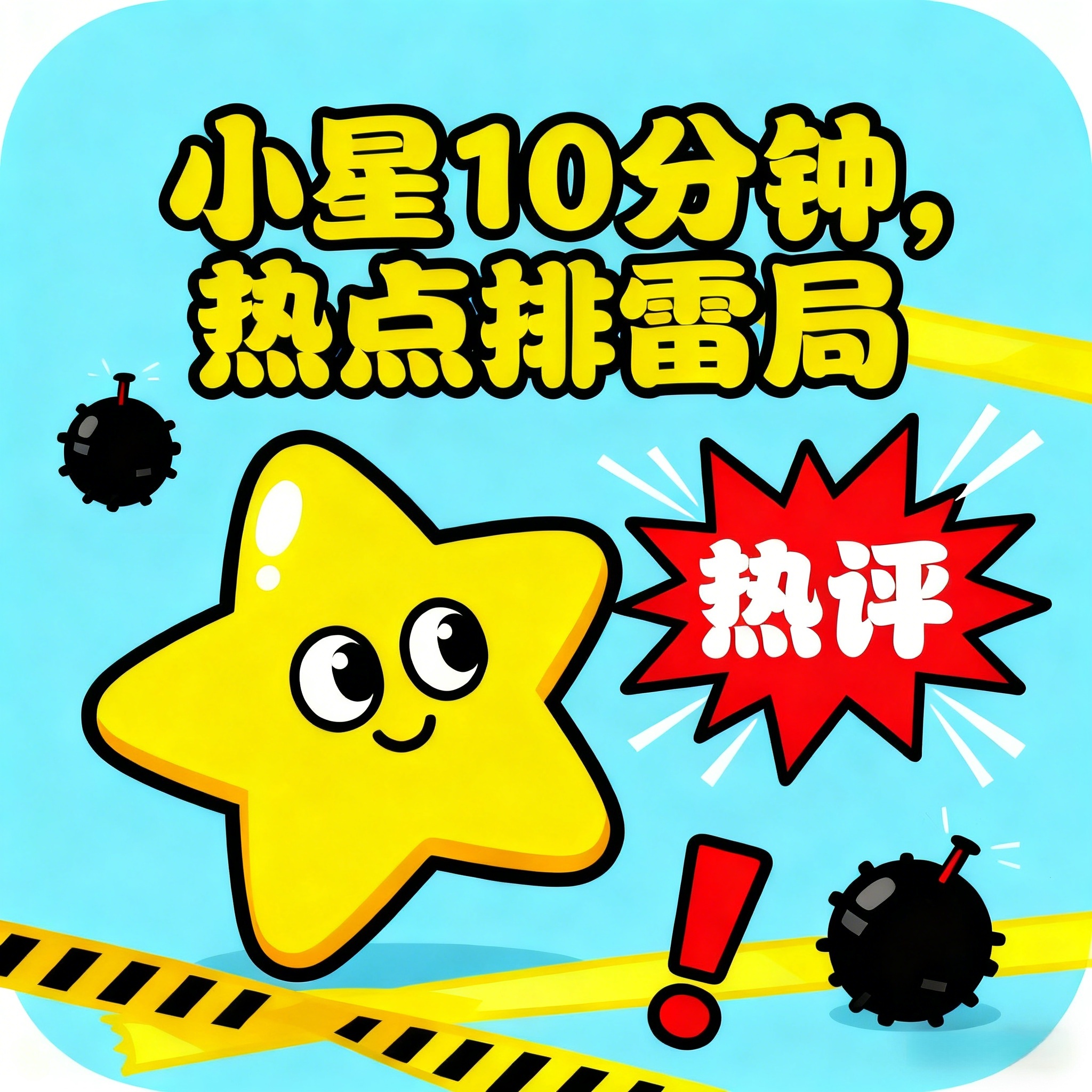 小星 10 分钟：热点排雷局