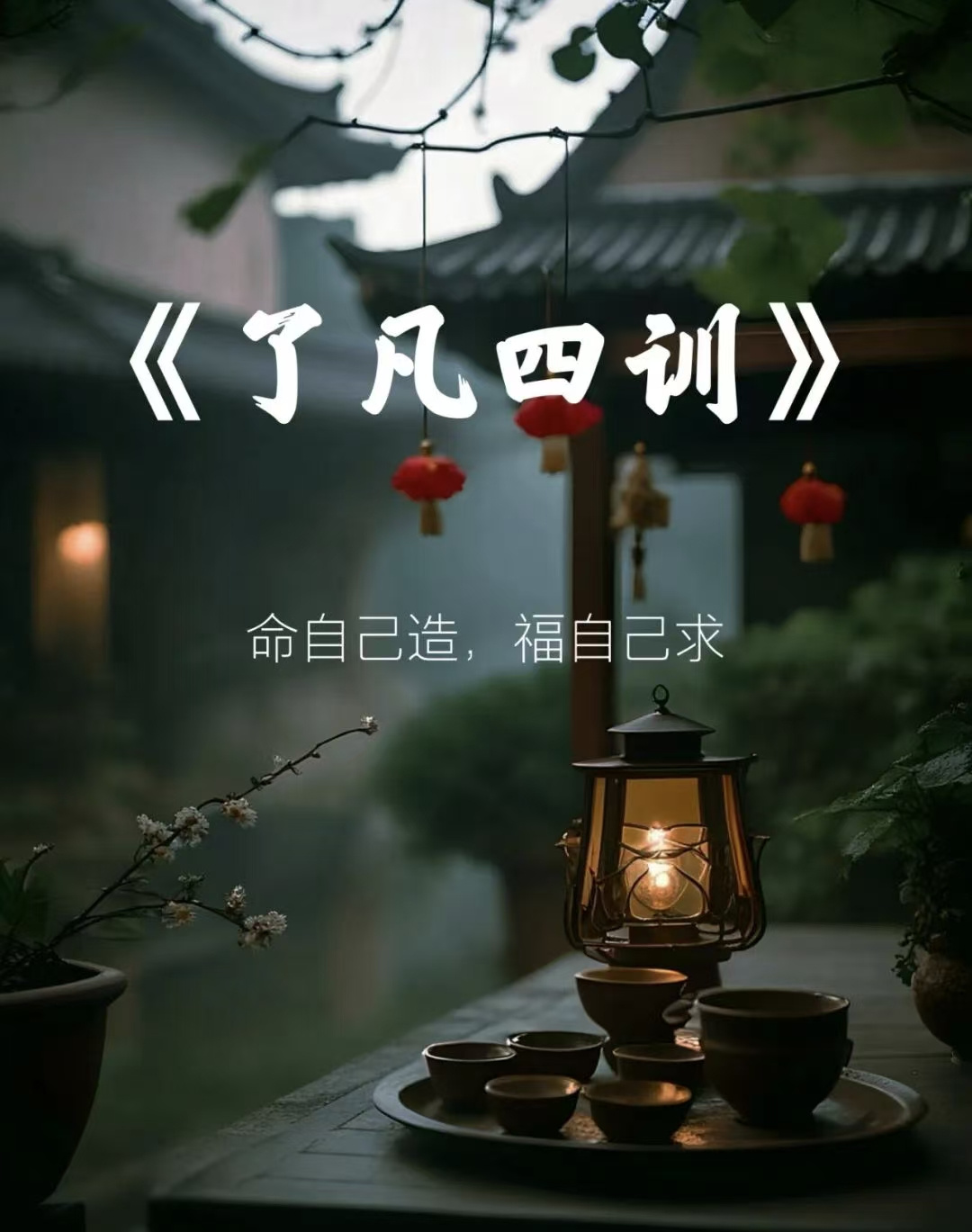 经典有声｜《了凡四训》（普通话诵读版）