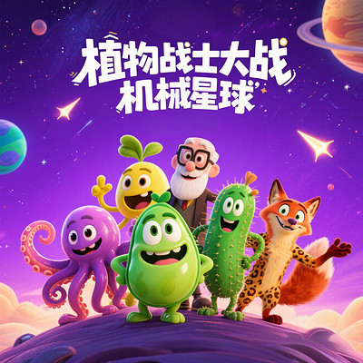植物战士大战机械星球