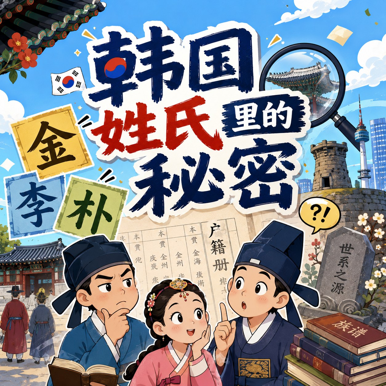 韩国姓氏里的秘密