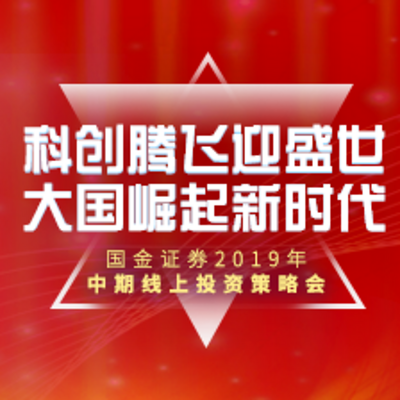 国金证券2019线上中期投资策略会