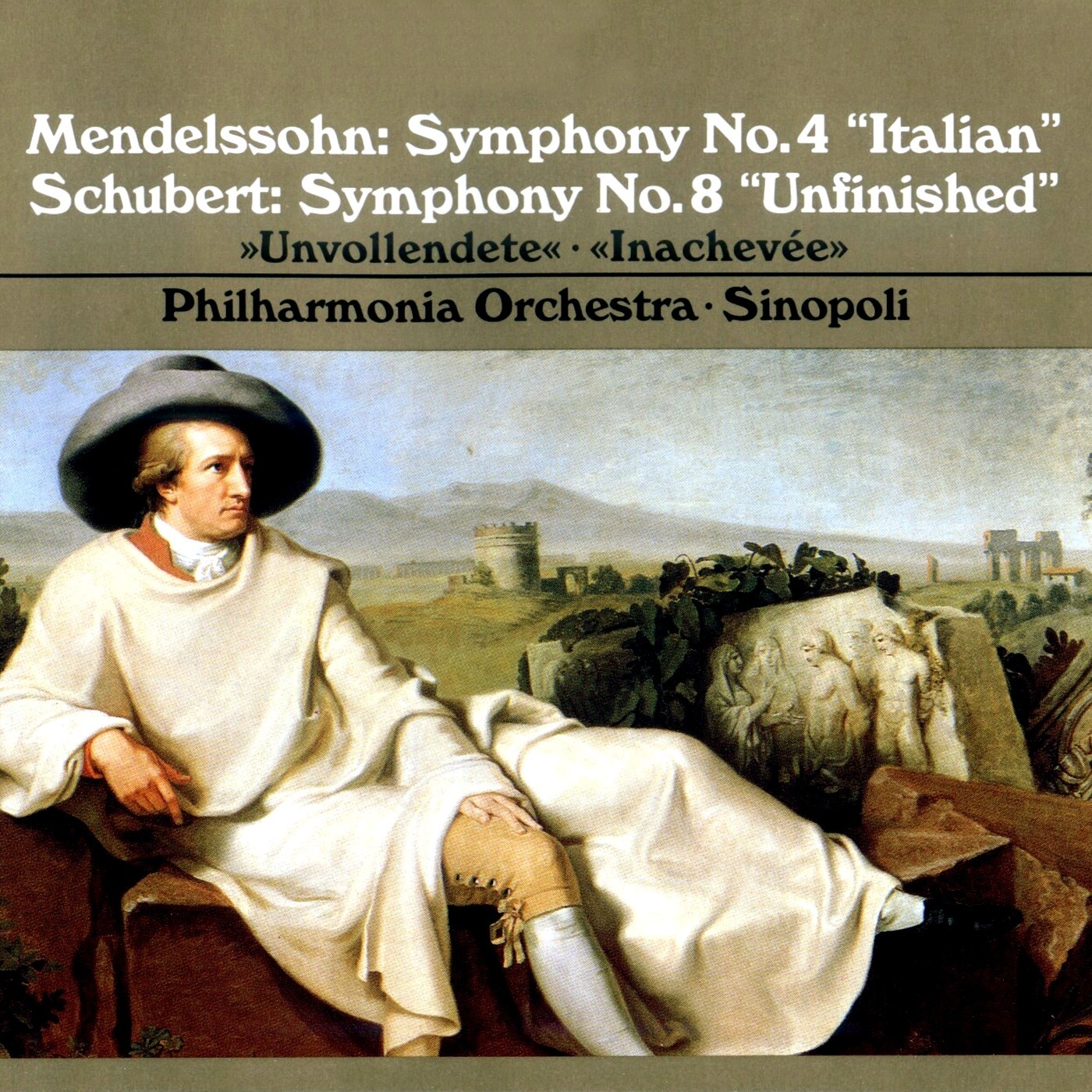 辛诺波里《舒伯特、门德尔松·交响曲》