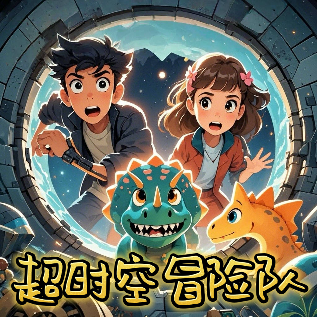 超时空冒险队|恐龙|哪吒|儿童故事|探险