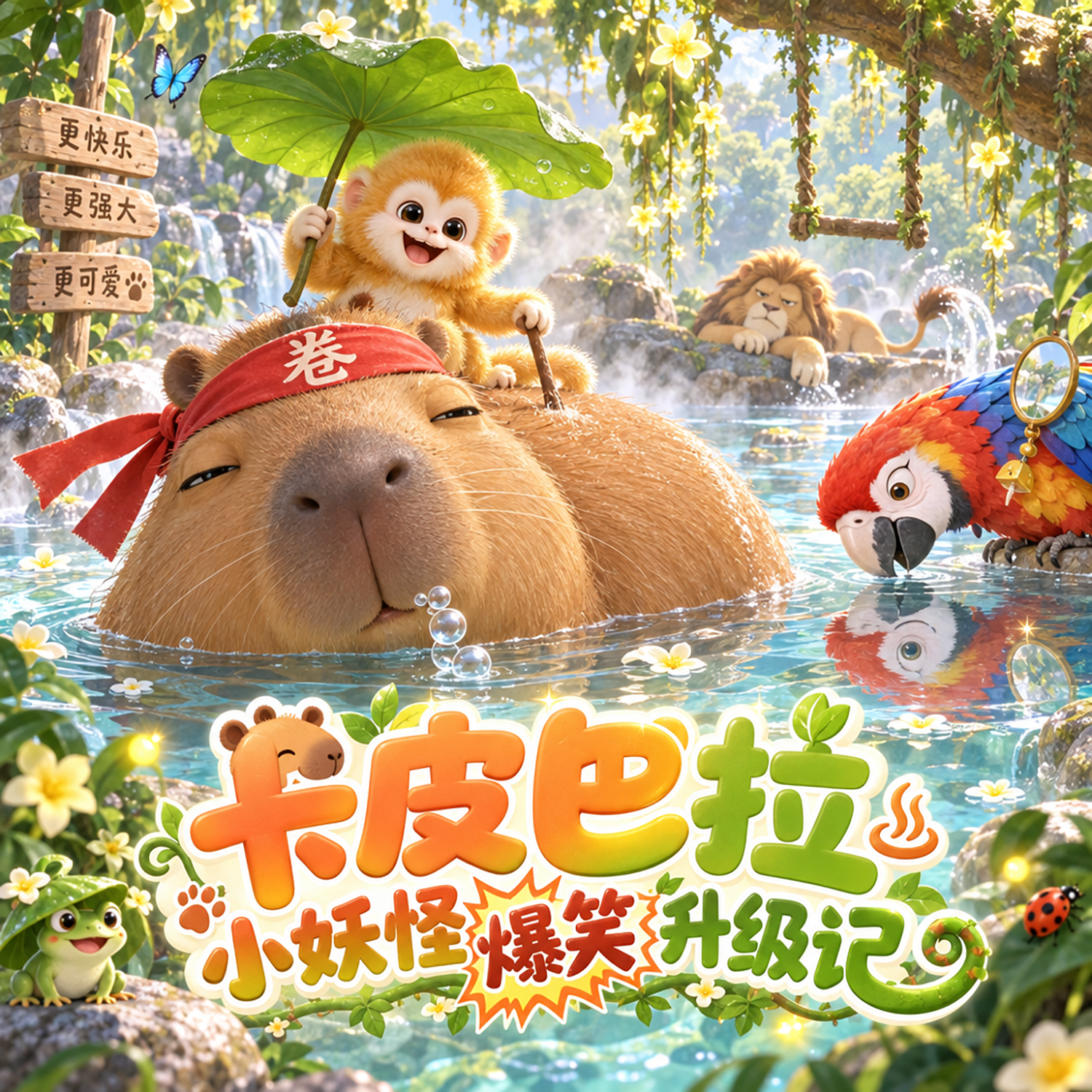 卡皮巴拉：小妖怪爆笑升级记丨爆笑穿越脑洞