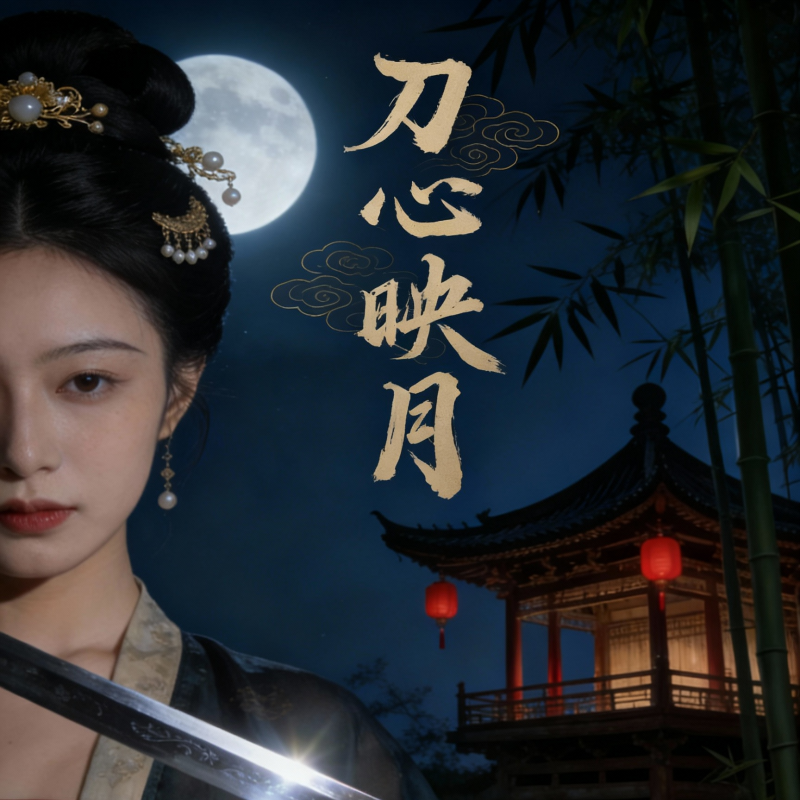刀心映月