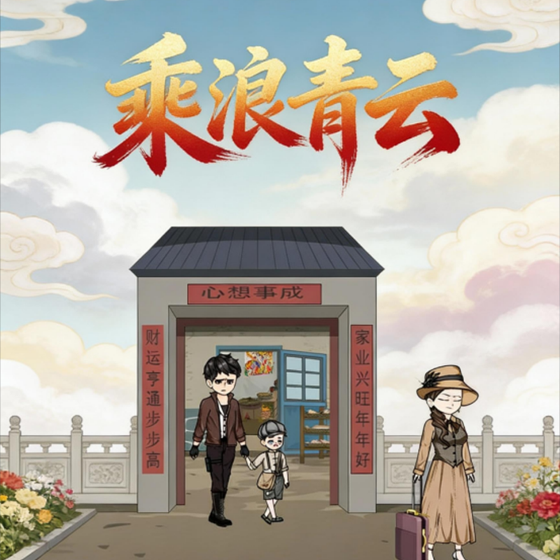 乘浪青云