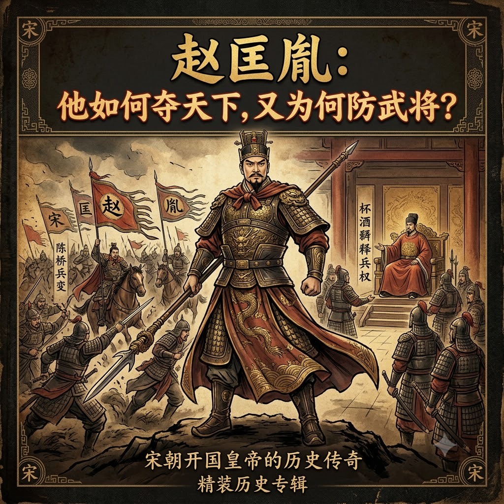 赵匡胤：他如何夺天下，又为何防武将？