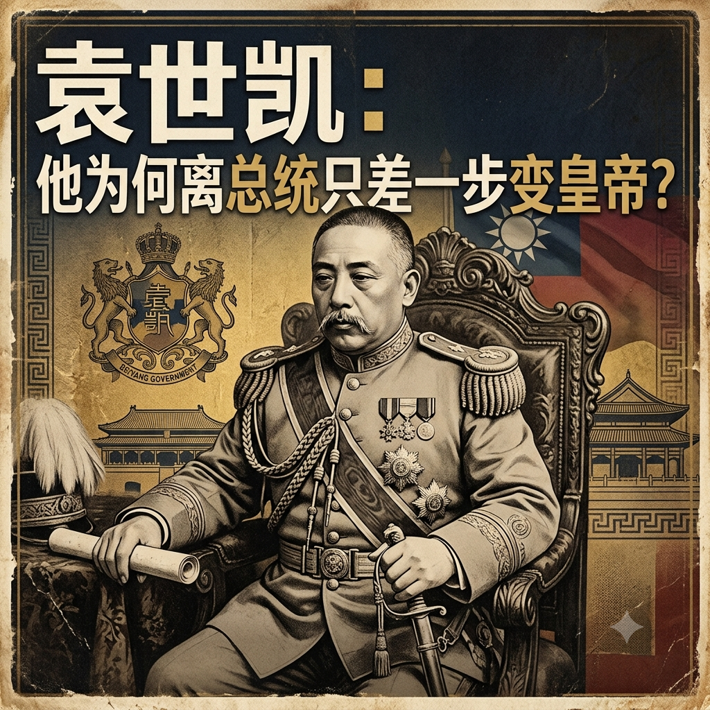 袁世凯：他为何离总统只差一步变皇帝？
