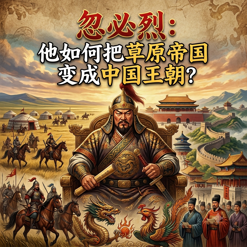 忽必烈：他如何把草原帝国变成中国王朝？