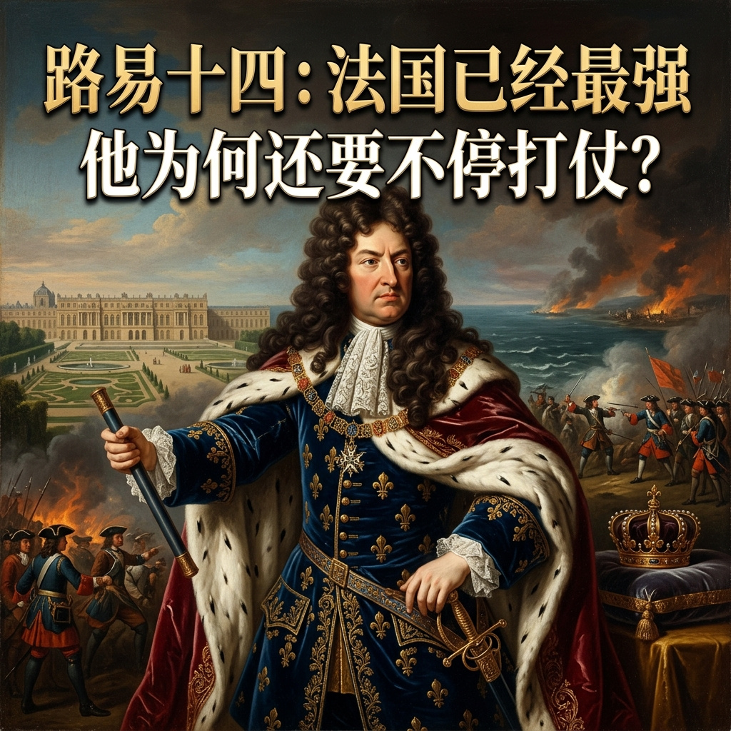 路易十四：法国已经最强，他为何还要不停打仗？