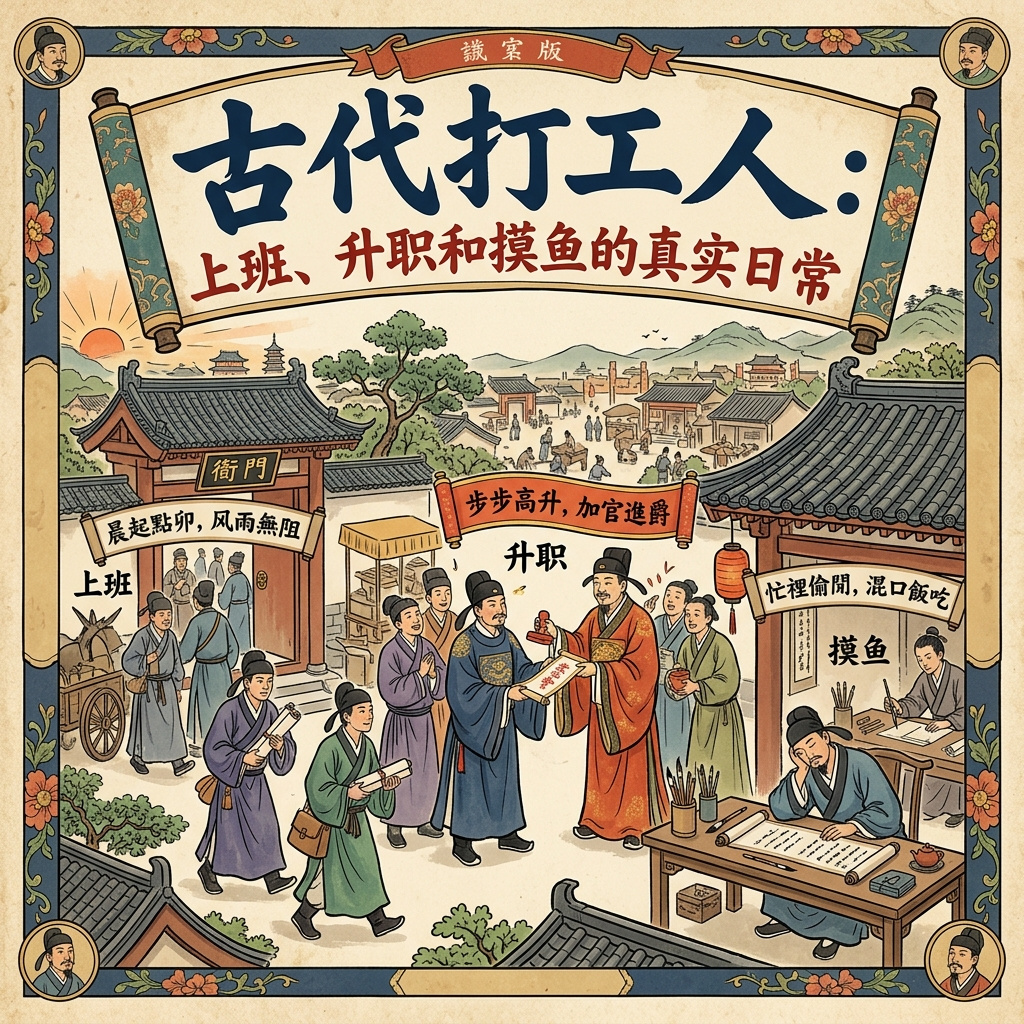 古代打工人：上班、升职和摸鱼的真实日常