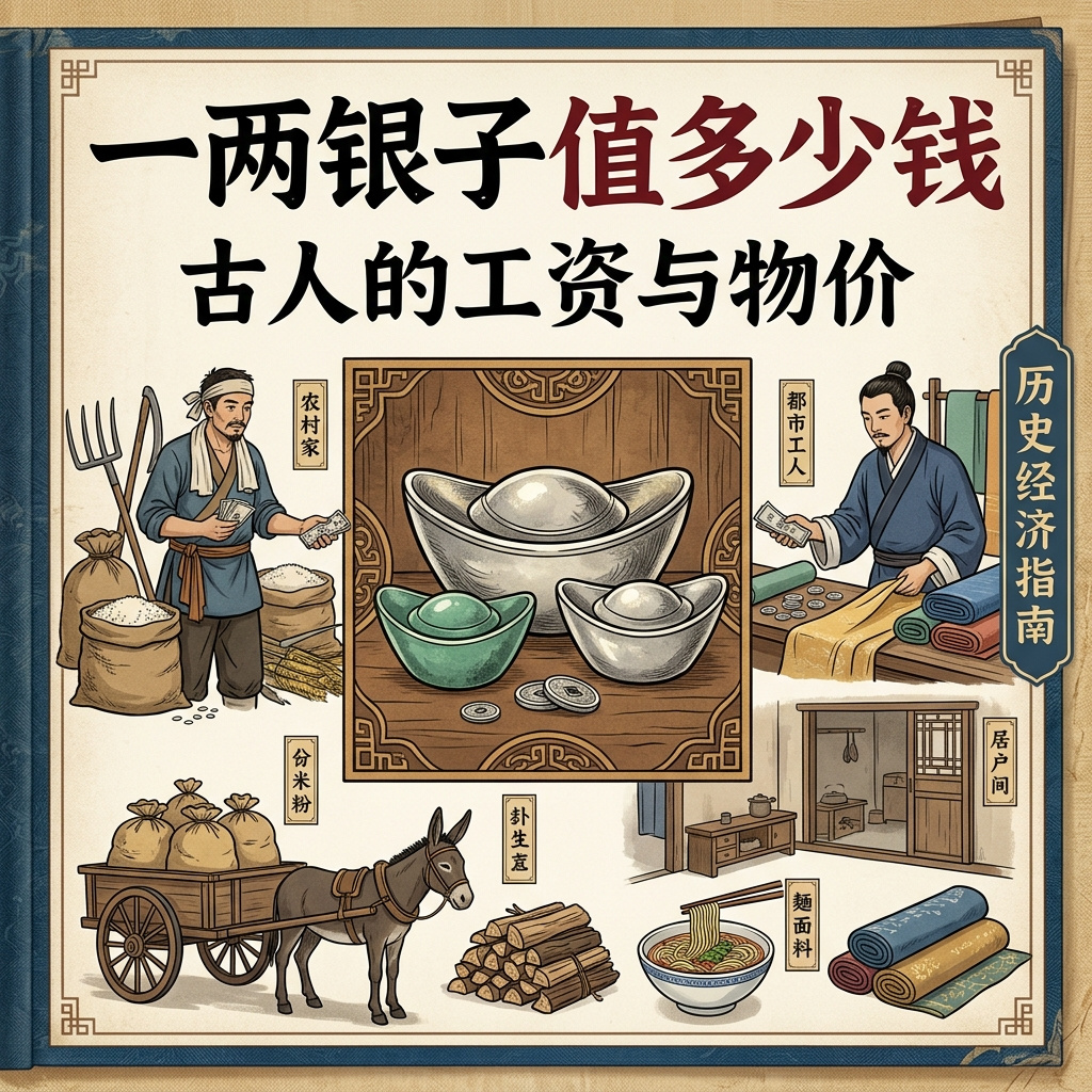 一两银子值多少钱：古人的工资与物价