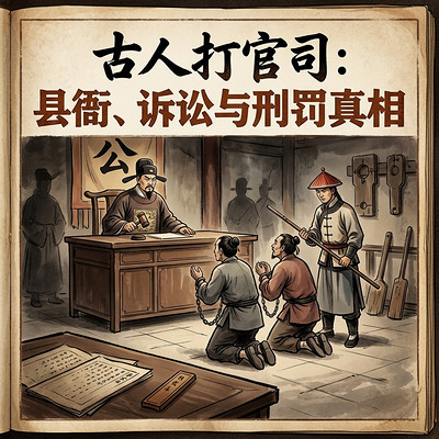 古人打官司:县衙、诉讼与刑罚真相 古人打官司:县衙、诉讼与刑罚真相