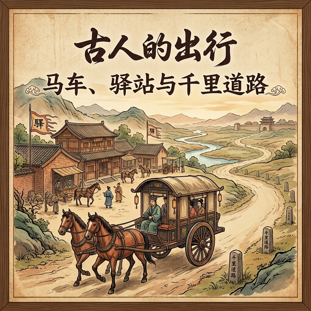 古人的出行：马车、驿站与千里道路