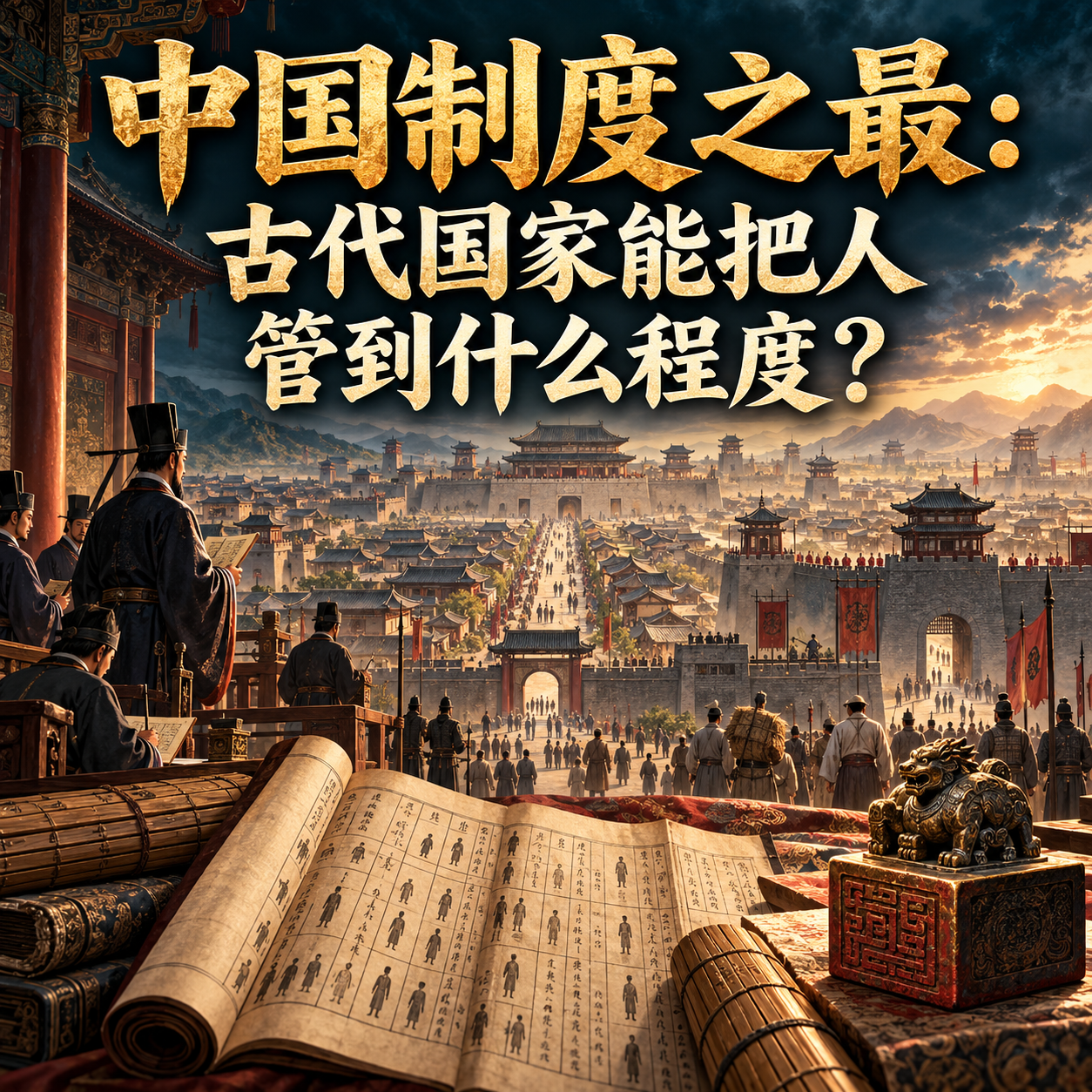 中国制度之最：古代国家能把人管到什么程度？
