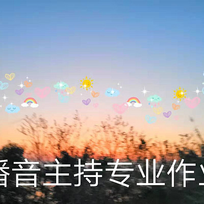 播音主持专业作业