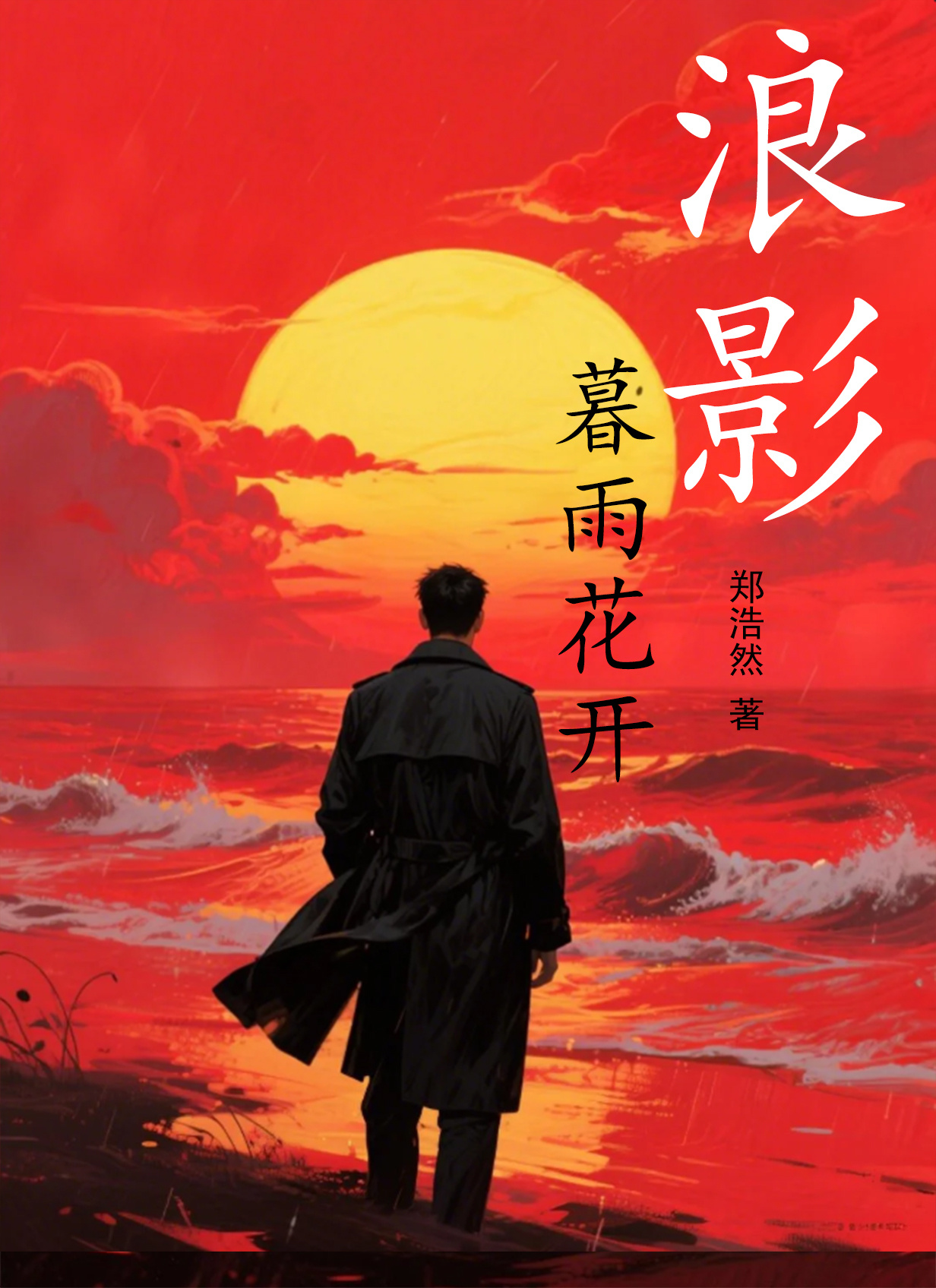浪影·暮雨花开