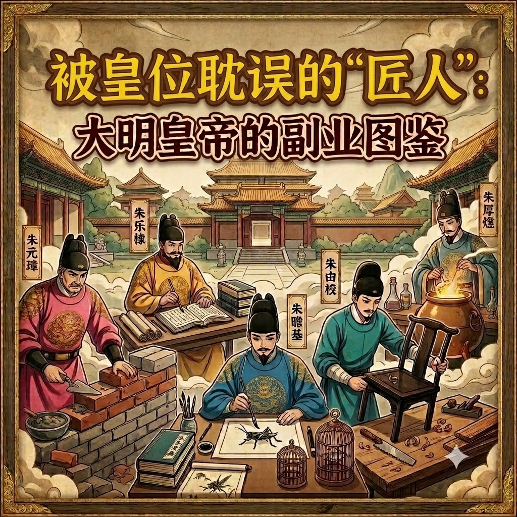 被皇位耽误的“匠人”：大明皇帝的副业图鉴