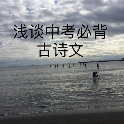 浅谈中考必背古诗文