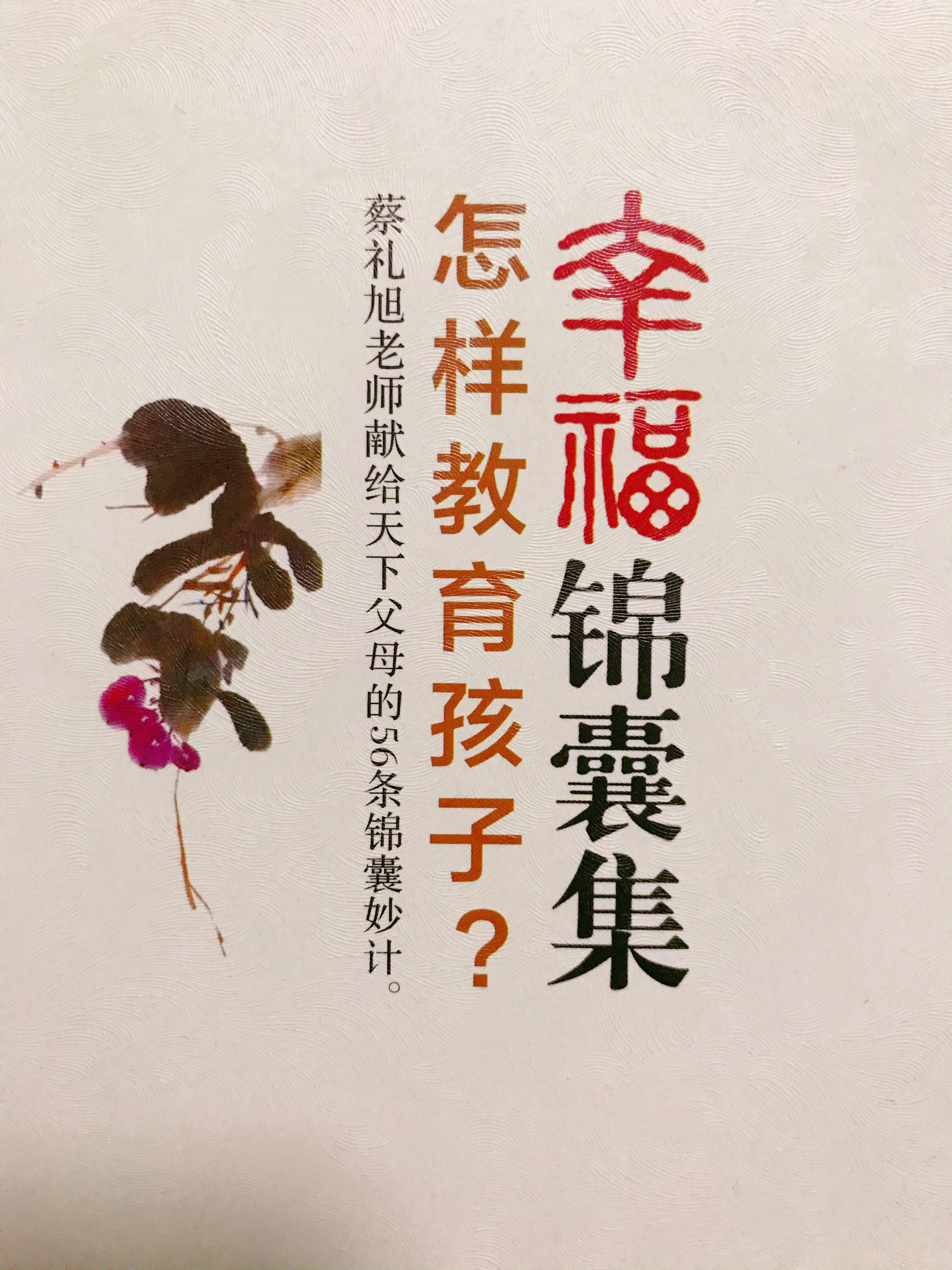 怎样教育孩子？《幸福锦囊集》