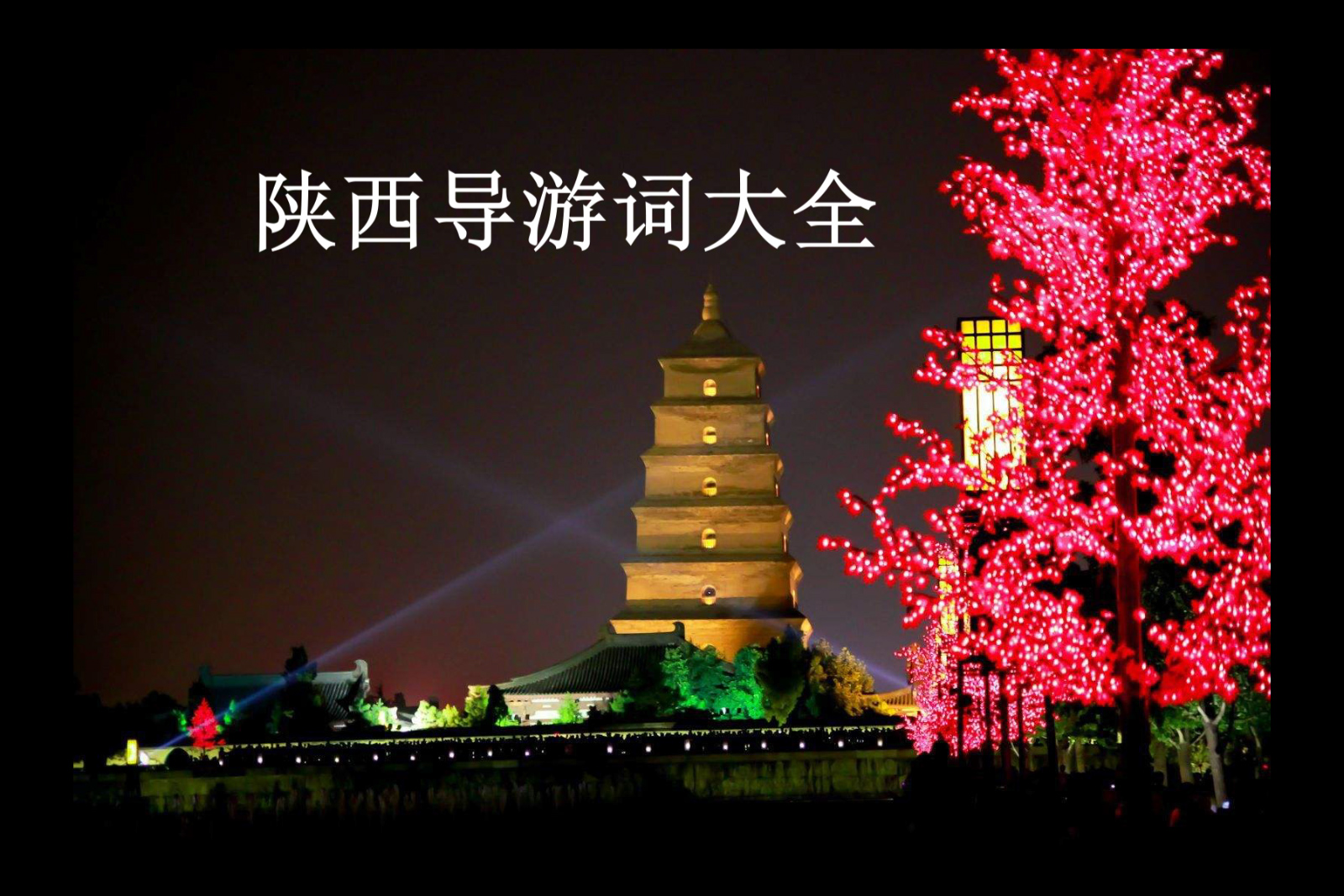 陕西导游词大全