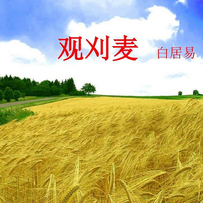 《观刈麦》白居易 《观刈麦》白居易