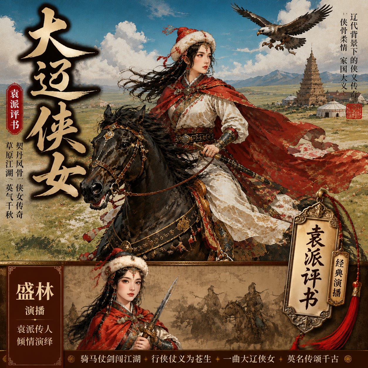 袁派评书《大辽侠女》