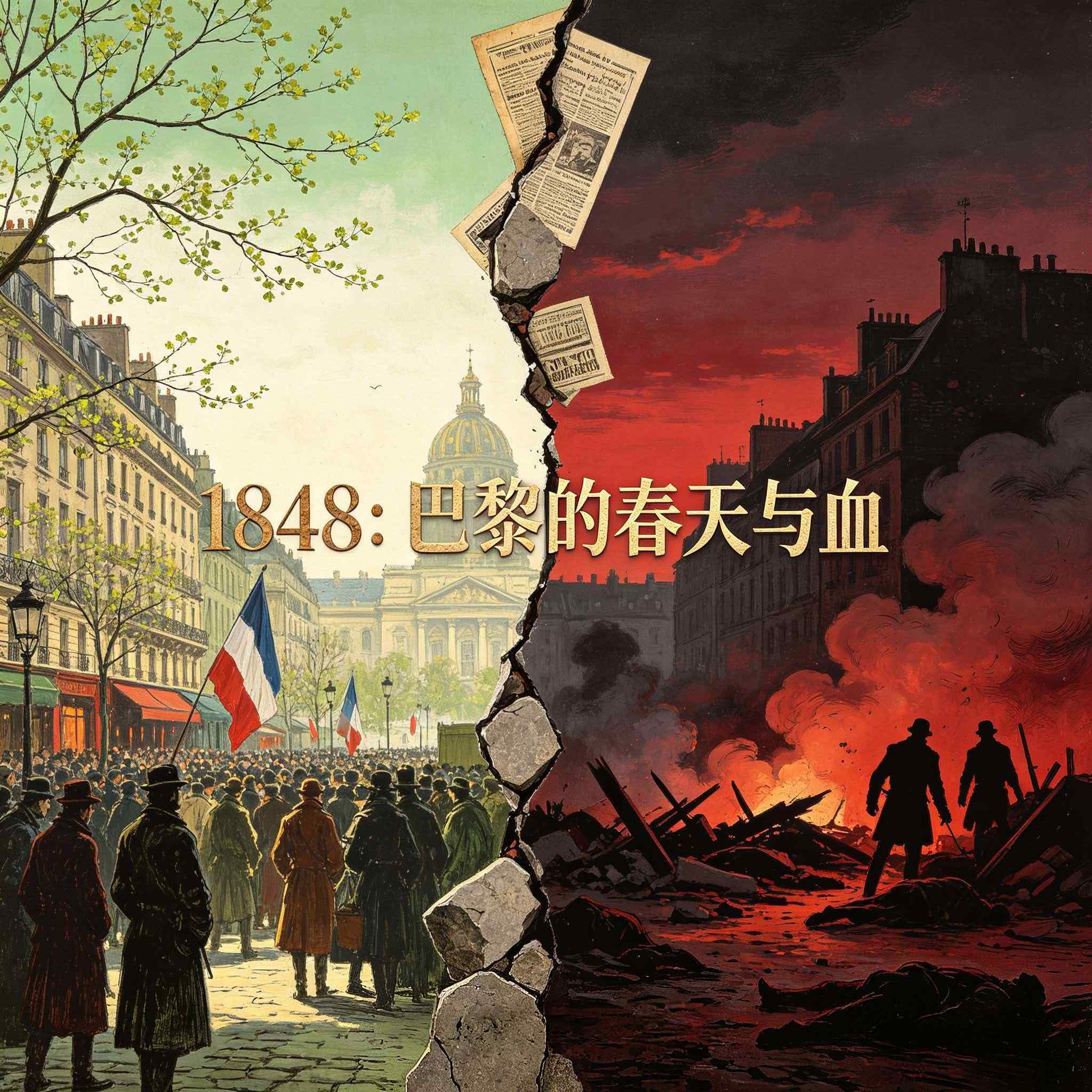 《1848：巴黎的春天与血》