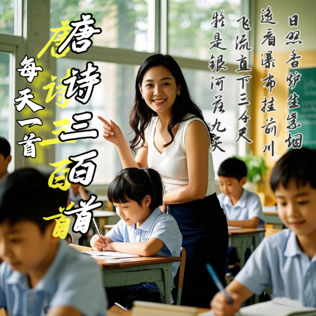 教你每天学会一首唐诗