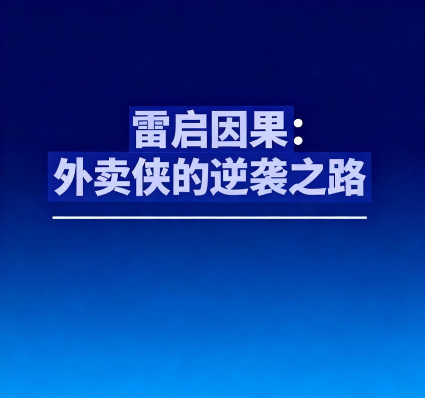 雷启因果：外卖侠的逆袭之路